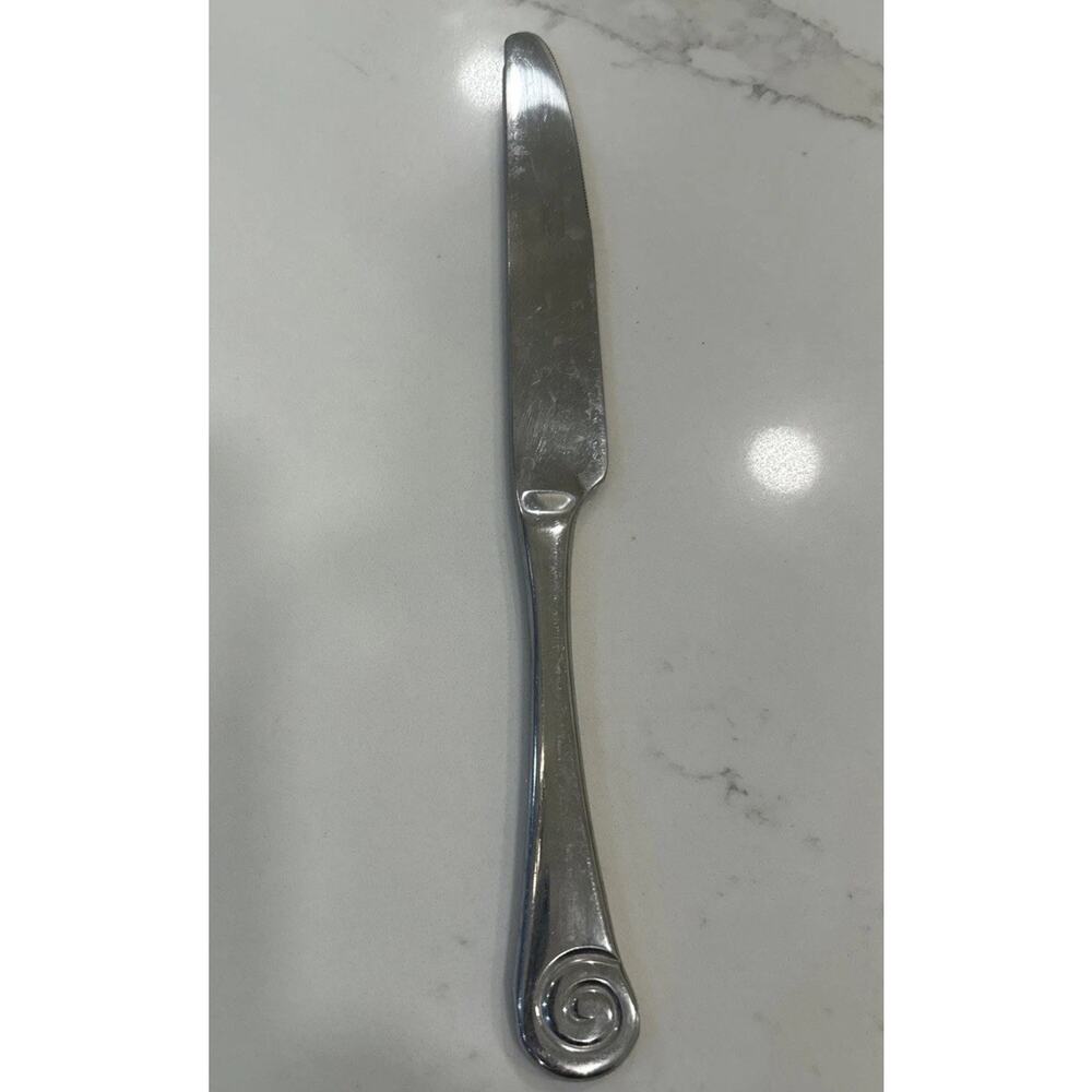 Robert Welch Helmick Glossy Korea‎ ammonite 18/10 stainless Dinner Knife